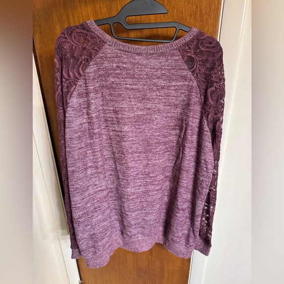 Excellent used condition, size 1 sweater from Super Soft by Torrid, color mauve - Picture 15 of 15